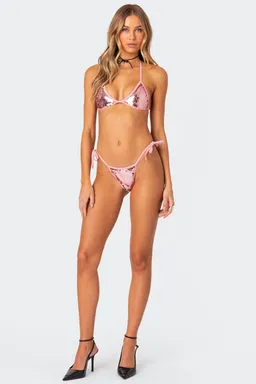 Bombacha bikini lilly con lentejuelas de Edikted en Swimwear y Beachwear para argentina