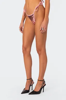 Bombacha bikini lilly con lentejuelas de Edikted en Swimwear y Beachwear para argentina