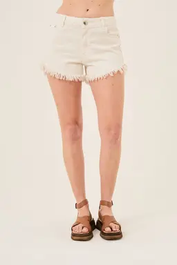 Shorts Denim Con Flecos de Kremia en Shorts para argentina