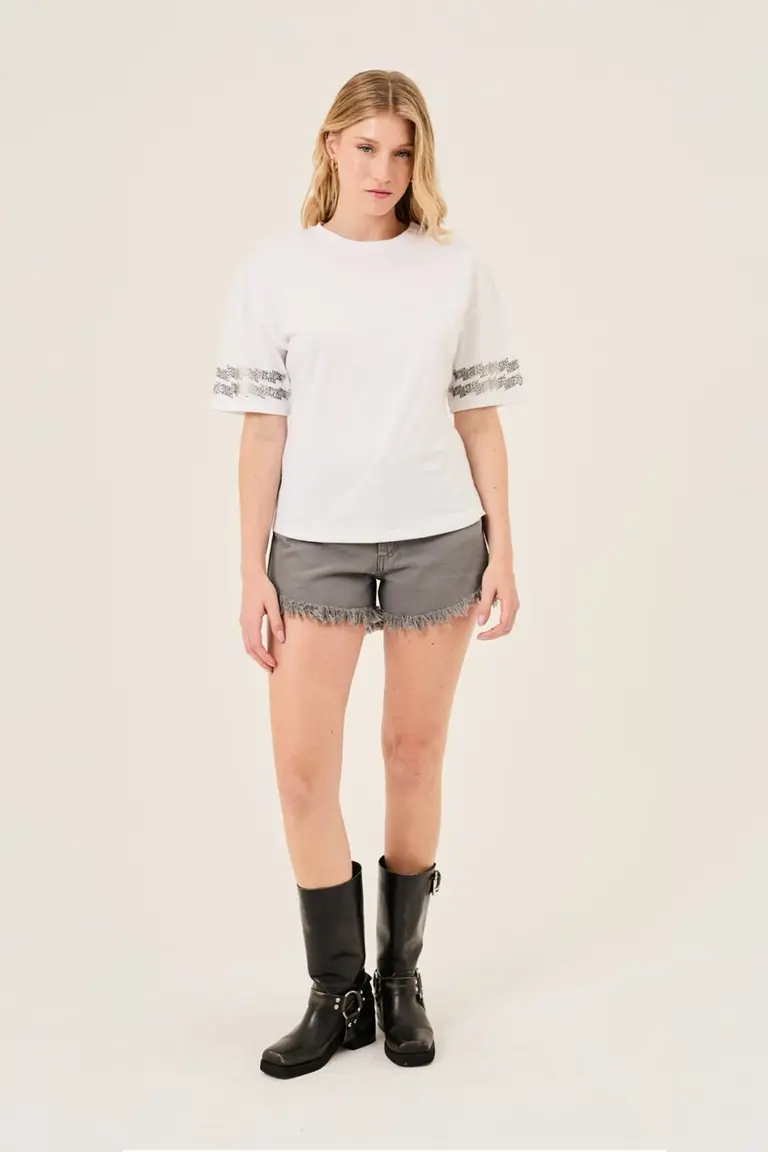 Shorts Denim Con Flecos de Kremia en Shorts para argentina