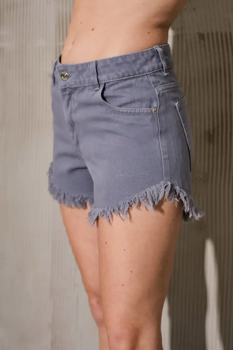 Shorts Denim Con Flecos de Kremia en Shorts para argentina