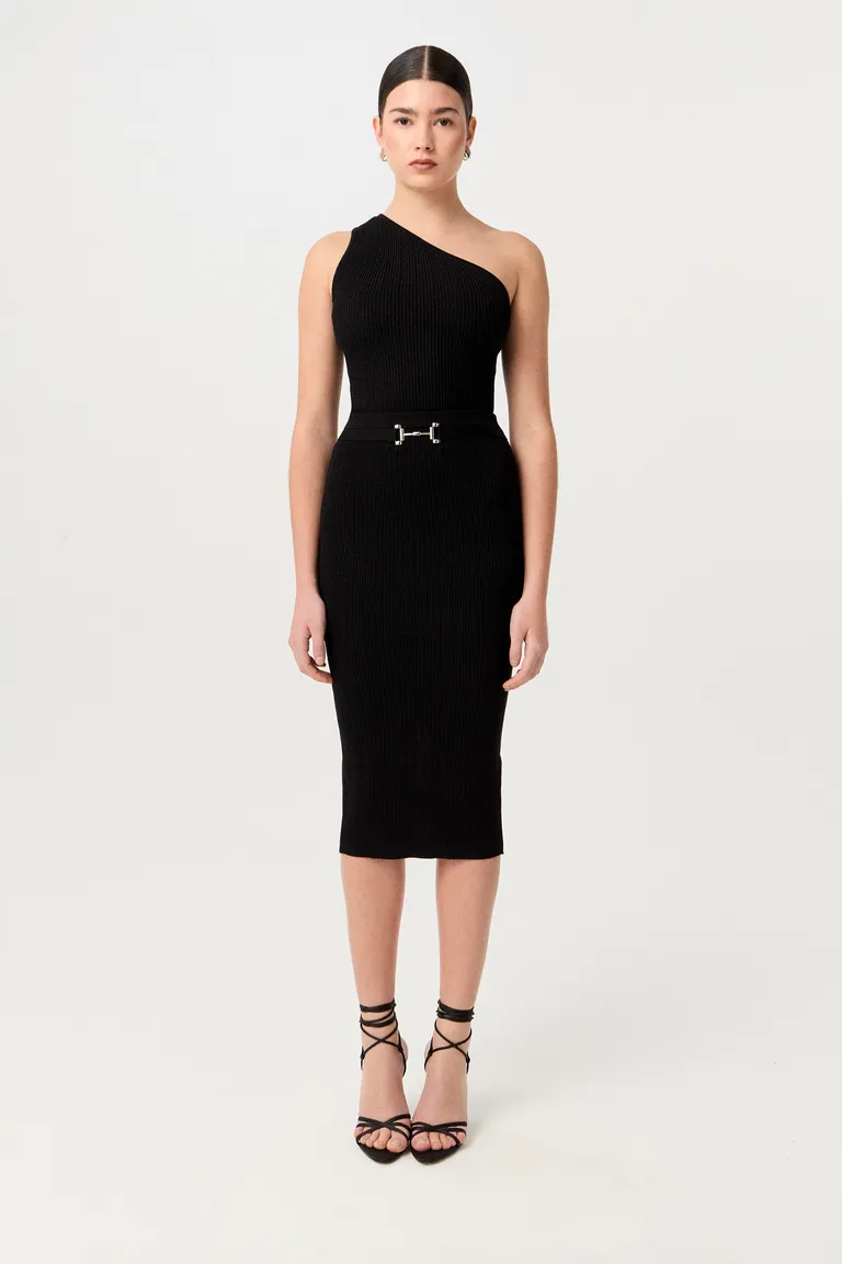 Top asimétrico de un solo hombro con detalles de lurex de Markova en Tops para argentina