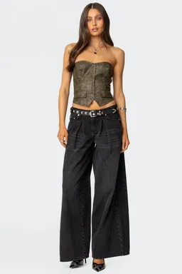 Corset maysen cuero sintético de Edikted en Tops para argentina