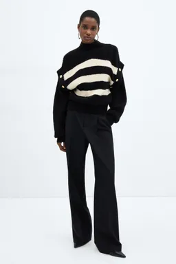 Jersey rayado con botones de Mango en Buzos y Sweaters para argentina
