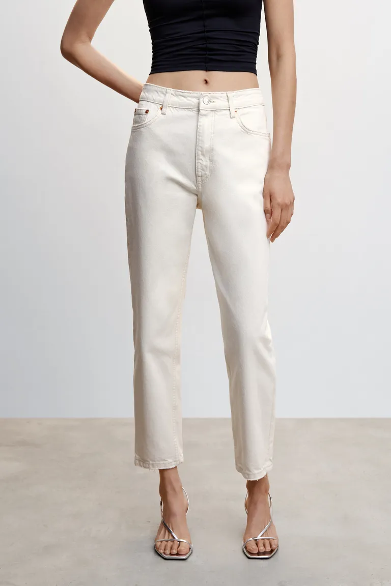 Jeans mom tiro alto de Mango en Pantalones para argentina