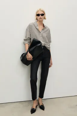 Jean newmom confort tiro alto de Mango en Pantalones para argentina