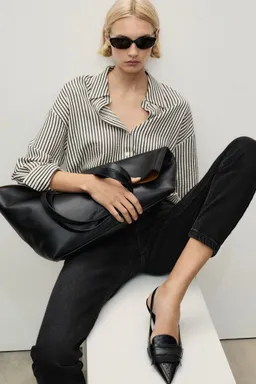 Jean newmom confort tiro alto de Mango en Pantalones para argentina