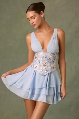Mini vestido corset floral de Oh Polly en Vestidos para argentina