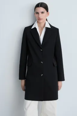 Abrigo midi algodón botones de Mango en Chaquetas para argentina