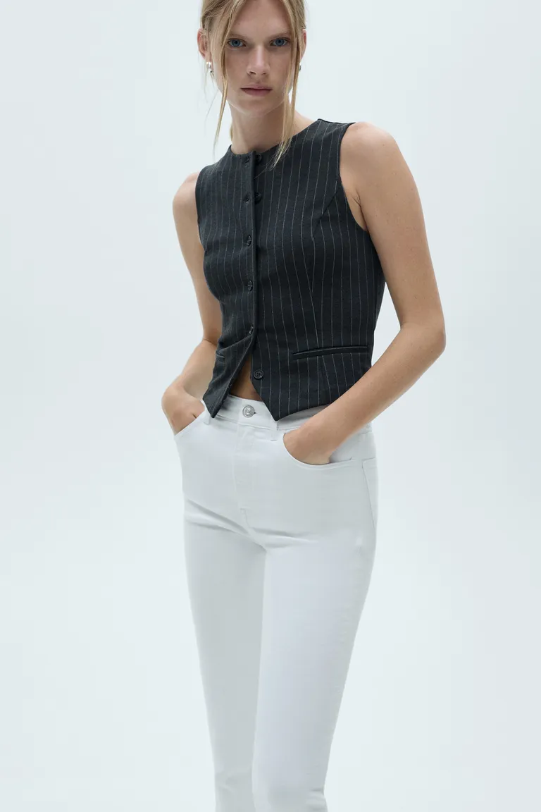 Jeans capri abertura lateral de Mango en Pantalones para argentina