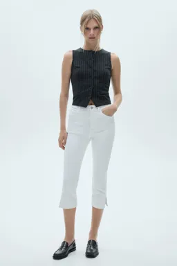 Jeans capri abertura lateral de Mango en Pantalones para argentina
