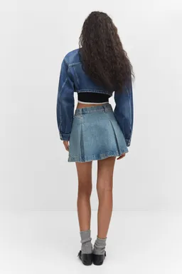 Minifalda jean con pinzas de Mango en Faldas para argentina