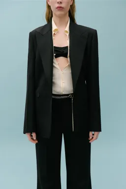 Pantalón traje mezcla lana de Mango en Pantalones para argentina