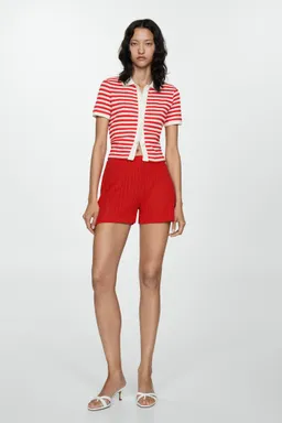Camiseta punto combinada de Mango en Camisas para argentina