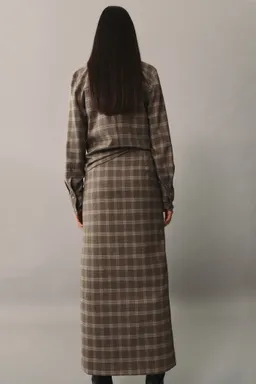 Sobrecamisa cuadros con bolsillos de Mango en Camisas para argentina
