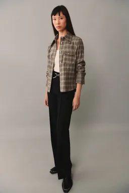 Sobrecamisa cuadros con bolsillos de Mango en Camisas para argentina