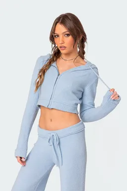 Cardigan con capucha felpa de Edikted en Buzos y Sweaters para argentina
