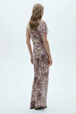 Blusa satinada estampada de Mango en Blusas para argentina