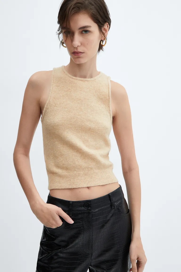 Top punto con tirantes de Mango en Tops para argentina