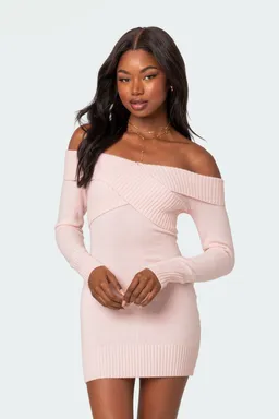Mini vestido punto cruzado de Edikted en Vestidos para argentina