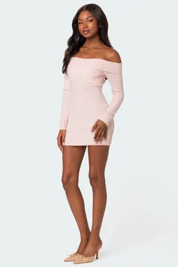 Mini vestido punto cruzado de Edikted en Vestidos para argentina