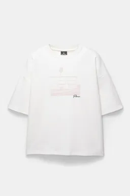 Sudadera manga corta bordada de Pull&Bear en Remeras y Polos para argentina