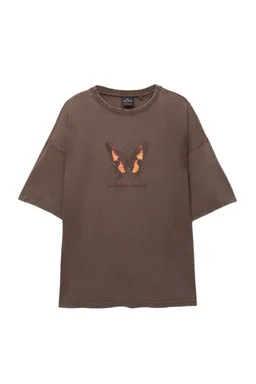 Remera mariposa lavada de Pull&Bear en Remeras y Polos para argentina