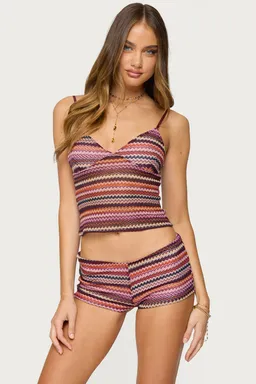 Musculosa rayas zigzag de Edikted en Swimwear y Beachwear para argentina