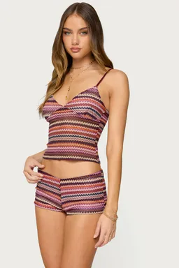 Musculosa rayas zigzag de Edikted en Swimwear y Beachwear para argentina