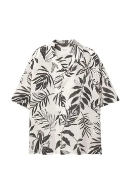 Camisa manga corta hojas de Pull&Bear en Camisas para argentina