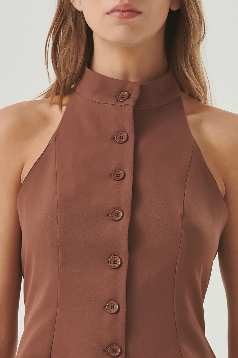 Top nuit: prenda sofisticada y elegante con escote halter y espalda descubierta de Sweet en Tops para argentina