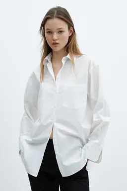 Camisa oversize con bolsillo de Mango en Camisas para argentina