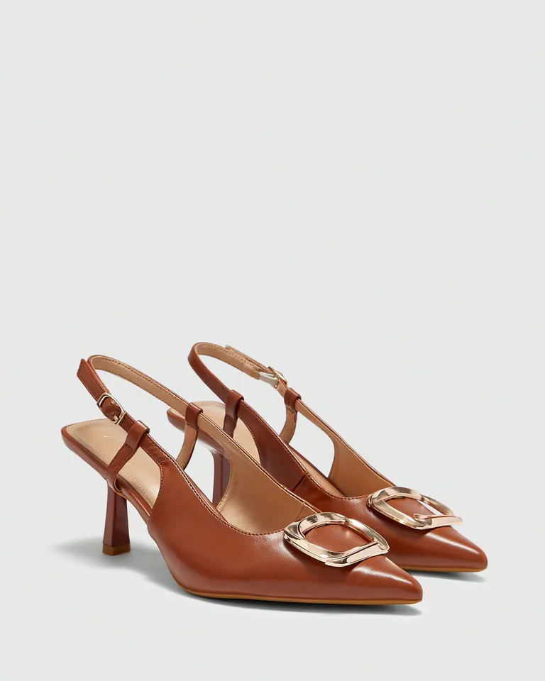 Zapatos tacón slingback diamantes de Cuccoo en Zapatos con Tacos para argentina