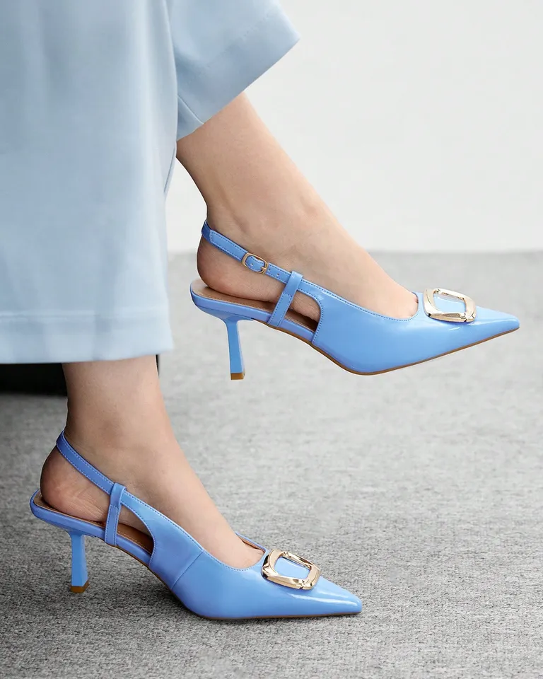 Zapatos tacón slingback diamantes de Cuccoo en Zapatos con Tacos para argentina