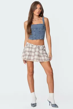 Top corset denim pollie de Edikted en Tops para argentina