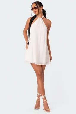 Mini vestido halter espalda descubierta de Edikted en Vestidos para argentina