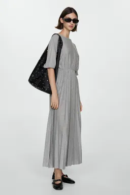 Vestido plisado cintura elástica de Mango en Vestidos para argentina