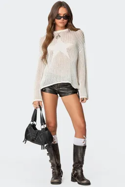 Sweater oversize estrellas de Edikted en Buzos y Sweaters para argentina
