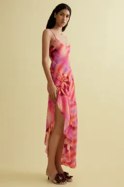 Vestido estampado bajo asimétrico de Mango en Vestidos para argentina