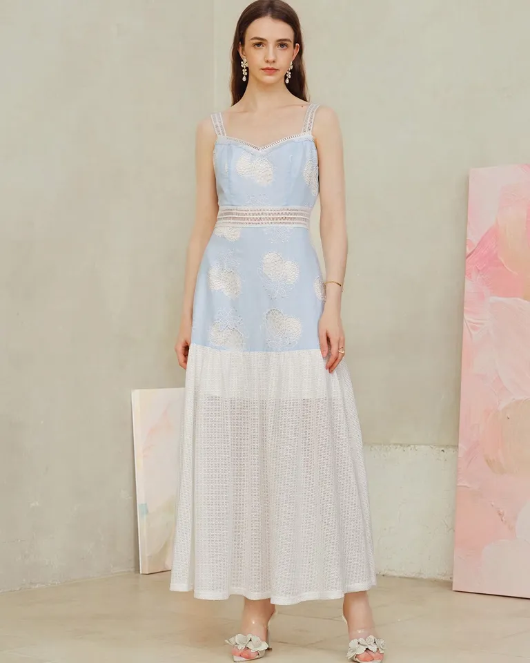Vestido tiras bordado láser de Motf en Vestidos para argentina