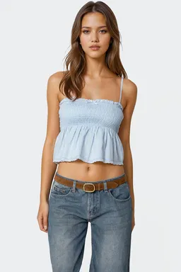 Musculosa millie fruncida de Edikted en Tops para argentina