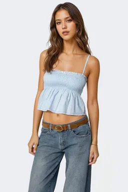 Musculosa millie fruncida de Edikted en Tops para argentina