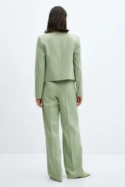 Wideleg traje con pinzas de Mango en Pantalones para argentina