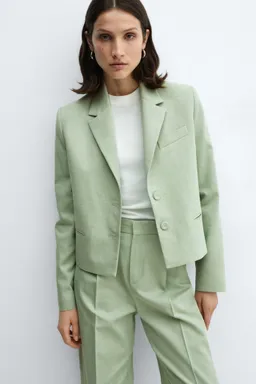 Wideleg traje con pinzas de Mango en Pantalones para argentina