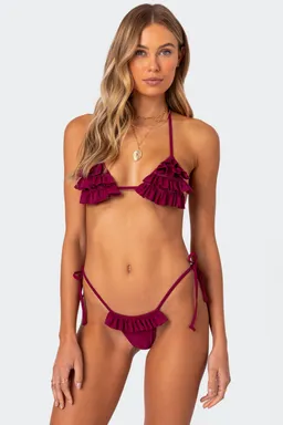 Bikini triángulo con volados de Edikted en Swimwear y Beachwear para argentina