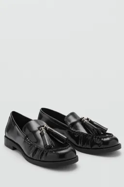 Mocasines cuero con borlas de Mango en Mocasines para argentina
