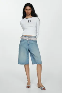 Bermudas jean oversize de Mango en Shorts para argentina
