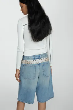 Bermudas jean oversize de Mango en Shorts para argentina