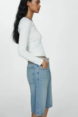 Bermudas jean oversize de Mango en Shorts para argentina