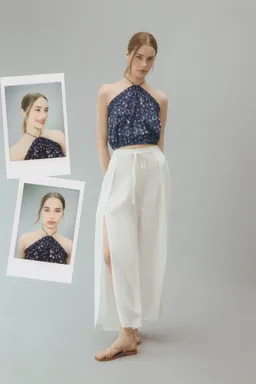 Top fruncido estampado de Mango Teen en Tops para argentina